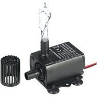 Pam Air Akuarium Decdeal, Pam Air Submersible, DC 12V 5W, Pam Mini Senyap untuk Kolam Akuarium, 280L
