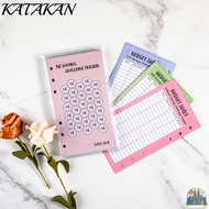 KATAKAN 48PCS Cost Saving Card, Eave Money 52 Weeks Save Challenge Cash Envelopes,  USD Easy To Save