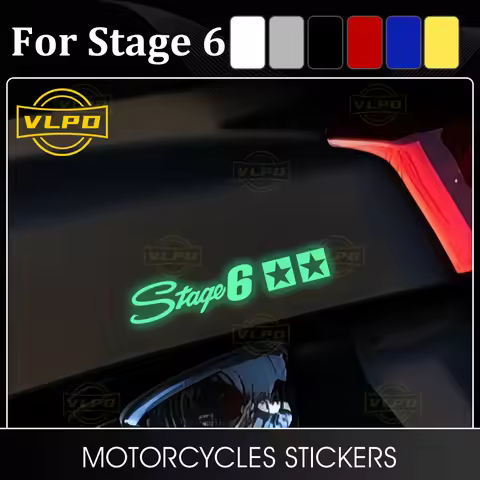 Motorcycle Glow Stickers Waterproof Decal for Stage 6 Stage6 Moto Accessories