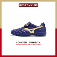 ของใหม่แท้ Mizuno Morelia II Pro AS TF " Blue Golden " รองเท้าฟุตบอล P1GD201560 รับประกัน 1 ปี