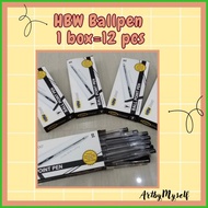 ◌ ◙ Ⅻ ◳ HBW ballpen 1 box 12 pcs