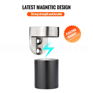 【Big Spade】 KAK 304 Solid Stainless Steel Door Stop Heavy Door Retainer Cylindrical Floating Magneti