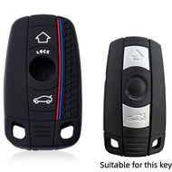 Silicone Car Key Case Cover Key Protector Shell Accessories For BMW E60 E61 E70 E81 E87 E90 E91 E92