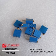 TRIMPOT VR102 MULTITURN PIN LURUS