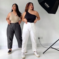 Jemma Pants (mom jeans / jeans trousers big size jeans)