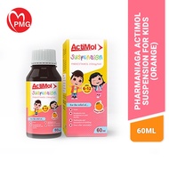 [PMG PHARMACY] Pharmaniaga Actimol Suspension For Kids (Orange) 60ml - kids panadol