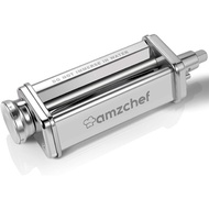 AMZCHEF Pasta Roller Attachment Stainless Steel Pasta Maker Machine Accessories for KitchenAid Stand