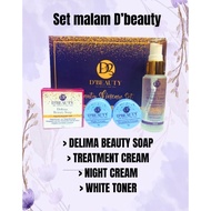 D'BEAUTY SKINCARE SET MALAM + ADD TONER