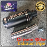 exhaust pipe Cf moto 450sr