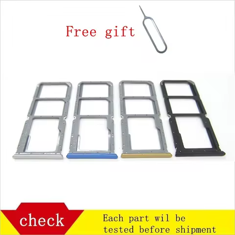 SIM Card Tray:Replacement for OPPO A54 A16 -Quality Perfect Fit Sim Card Holder Slot adapter and Mic