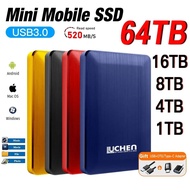 High-speed  External hard drive 1TB 2TB  External Hard Disk  USB 3.1 Mobile Solid State Drive Storage Device SSD for Laptop Mac