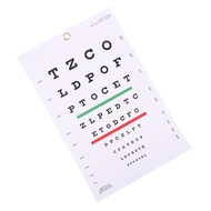 （NEW） Premium Snellen Eye Chart Wall Chart Plastic Waterproof Snellen Charts For Eye Test Exams