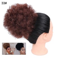 original wig for women human hair true hair Synthetic High Puff Afro Short Clip in Ponytail Drawstri