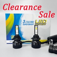 Three Color H4 LED H7 9005 HB3 9006 HB4 880 881 H27 H1 H3 Fog lamp  6000K 4300K 3000K Car LED Headli