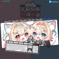 Hololive Fuwamoco Mouse Pad Btuber Lock Edge Oversized Keyboard Pad Fuwawa Mococo