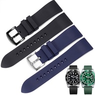 Silicone Watchband for Longines Rudder Mido Tissot Seiko Universal Rudder Omega Breitling Rubber Rolex Silicone Watch Strap