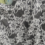 Embroidered ceruty fabric.- premium ceruty border material - embroidered fabric - abstract embroider