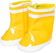 Heless 1401 Wellington Boots for Dolls, Yellow, Size 30-34 cm, for Dry Doll's Feet in Rainy Weather 