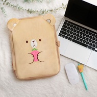 Milk Mocha Bear Laptop Case - Mocha