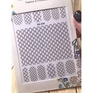 STICKER nail stickers code 198