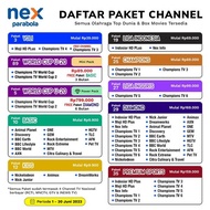 Paket Nex Parabola Paket Champion Voucher Nex Parabola OY 2645