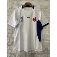 High Quality 2023 world cup France Away Rugby Jerseys Men Short Sleeve Rugby Football Shirt