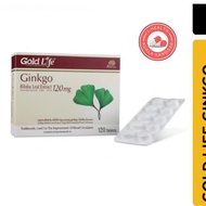 Gold Life Gingko Biloba 120mg 120tablet(EXP:02/2028)