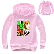 Unspeakable Boys Hoodies Girls Long Sleeve Hooded Sweater New 3D Fashion Anime Cartoon Casual Sweater 5139 Kids Sweatshirt Autumn Spring Casual Loose Sport Pullover