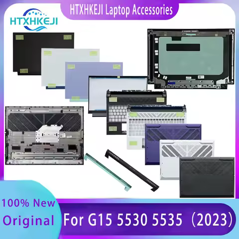 New For Dell G15 5530 5535 2023;Replacemen Laptop Accessories Lcd Back Cover/Front Bezel/Palmrest/Bo