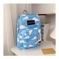 tas jansport motif awan tas ransel sekolah pria dan wanita backpack