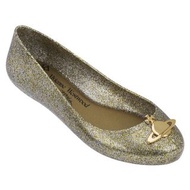Vivienne Westwood x Melissa Space Love Gold Glitter Orb 防水橡膠鞋