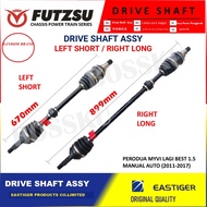 BARU FUTZSU / EASTIGER (RANDOM) DRIVE SHAFT RH & LH - PERODUA MYVI LAGI BEST 1.5 MT AT / BEZZA 1.3