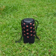 小草莓束口環保杯袋 飲料提袋 保溫瓶提袋 手作 帆布 方便