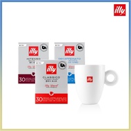 illy instant coffee sticks & illy Mug / CLASSICO, INTENSO, DECAFFEINATO /30ea,70ea