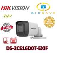 HIKVISION 2MP DS-2CE16D0T-EXIF FIXED OUTDOOR IR MINI BULLET CAMERA (3.6MM/2.8MM)