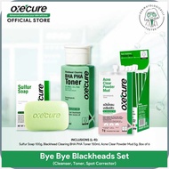 OXECURE=NH_Bye>jv&Bye[UM,Blackheads!wH,Set!PB,(Sulfur!mD,Soap,!Fm,BHA!Ss,PHA Toner, Acne Clear Powd