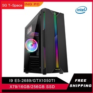 ☞✔☈MXZ Pc Gaming Intel i9 E5-2689 Video Card GTX1050ti 256GB SSD Desktop Assembly Machine System Uni
