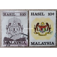 Used Stamp - Setem Hasil/Revenue 10c &amp; $10