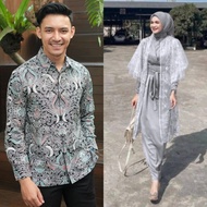 Couple Kimono Dress Lucia Wisuda Baju Pasangan Kondangan Tunangan Lamaran Rayya Gamis Polos Outer Br