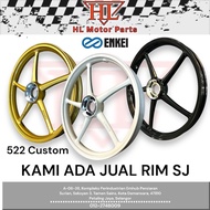 ENKEI CUSTOM SP522 RIM ONLY FOR SALE WHITE,GOLD,BLACK SIZE 1.6,1.4 SPORT RIM