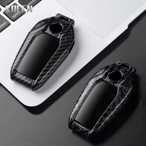ABS Carbon Fiber Car Key Case Cover For BMW X3 G01 G31 X5 G05 X4 G02 G30 G32 I8 X7 M5X F20 LED Displ
