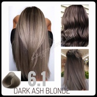 BREMOD 6.1 DARK ASH BLONDE (SET) HAIR COLOR HAIR DYE WITH OXIDIZING/DEVELOPING CREAM