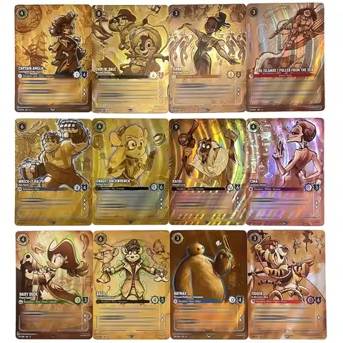 Lorcana Proxy Chapter 6 Enchanted Foil High Quality Cards CHIP 'N' DALE BAYMAX SCAR RAFIKI TCG Game 