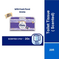 Kleenex Bath Tissue Toilet Tissue Paper Clean Care Scented - 3 Ply 190's x 20 Rolls