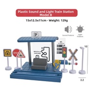 LEKU | Magnetic Wooden Train Station Accessories