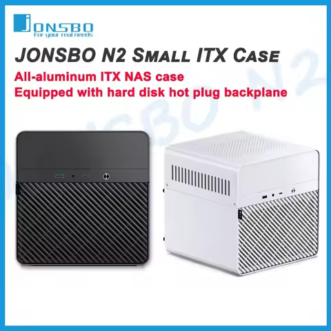 JONSBO N2 NAS Mini Case Storage All-In-One Home Office Server PC Case 5 Hard Disk Location Hot-Swapp
