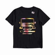 TOYOTA KARIMAKE Unisex Children's Distro T-Shirt LAND CRUISER FJ40 HOLOGRAMTOYOTA Baju Budak Lelaki 