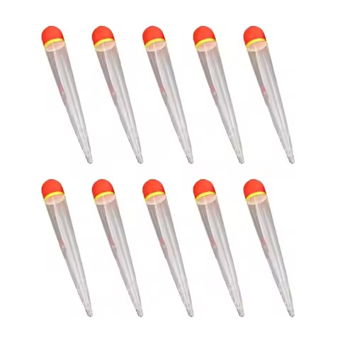 33WD 10Pcs Fishing Live Bait Buoys Fishing Float Weighted Bobbers Fishing Accesorry