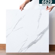 กระเบื้องยาง 30x30/45×45/60×60cm 30pcs PVCปูพื้น กาวในตัว กันน้ำกันลื่น กระเบื้องยางลายหินอ่อน แผ่น