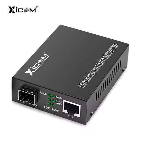 1.25G SFP slot Gigabit SFP Transceiver Module Optic Media Converter to Fast Ethernet RJ45 Fiber Opti